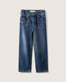 Jeans Azul Fit Relaxed,AZUL ACERO