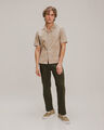 Pantalón Fit Carrot Beige,OLIVO