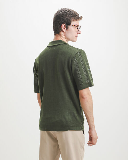 Polo Tejida Verde