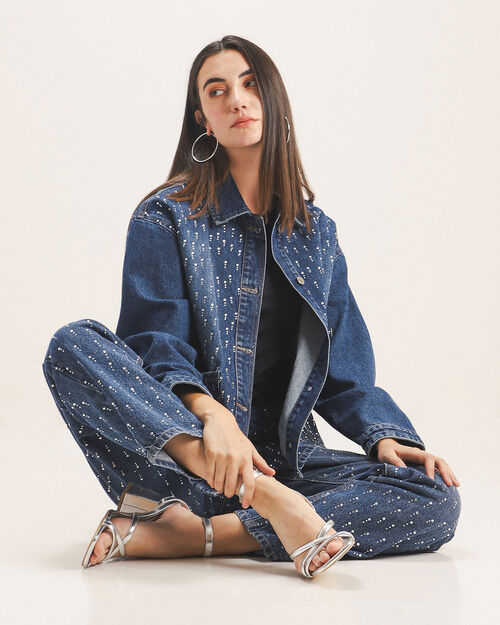 Sobrecamisa Mezclilla Brillos