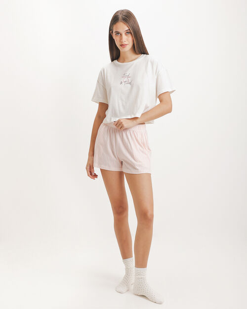 Conjunto Pijama Rosa