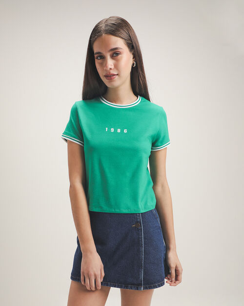 Playera Ringer Con Dise&ntilde;o