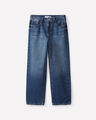 Jeans Fit Wide Leg Marino,AZUL MARINO