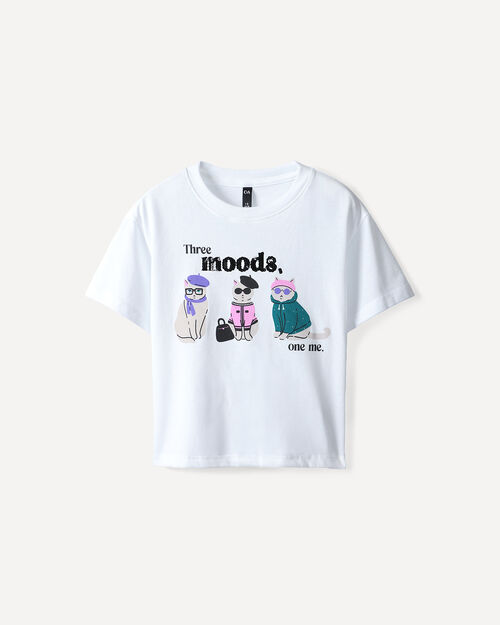 Playera Blanca Boxy