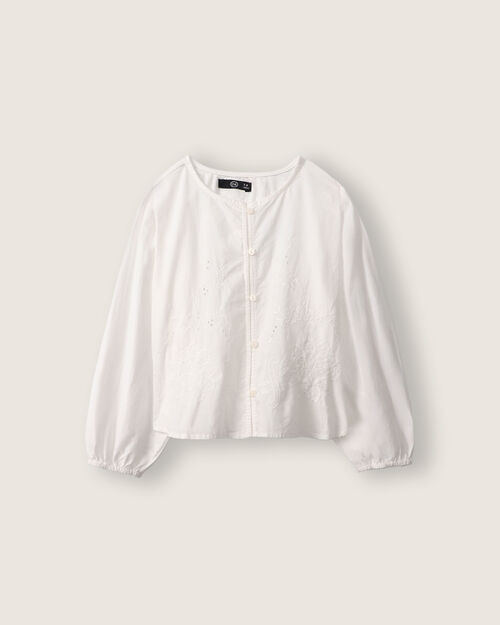 Blusa Manga Larga Bordada