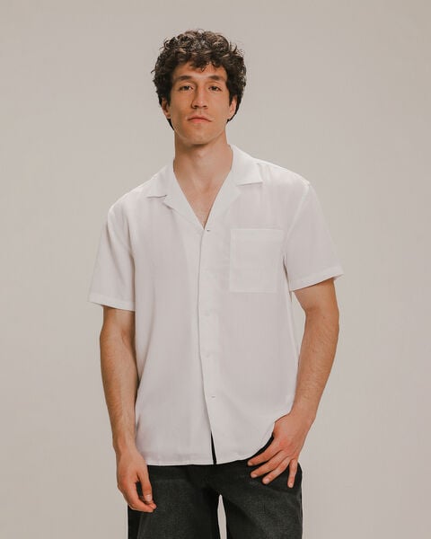 Camisa Fit Regular Blanca