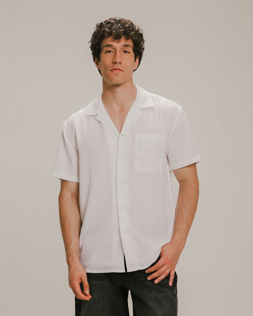 Camisa Fit Regular Blanca