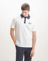 Polo Blanca Textura,BLANCO HUESO
