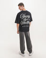 Playera Dise&ntilde;o Oversize,NEGRO