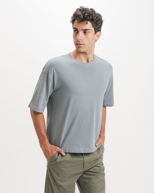 Playera Oversize Azul