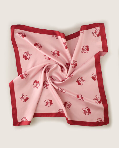 Bandana Rosa Cerezas