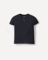 Playera Blanca Textura,AZUL MARINO