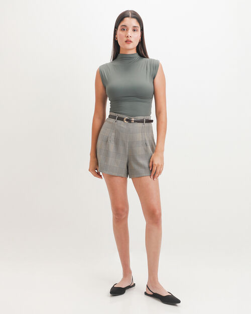 Short Estampado Cuadros