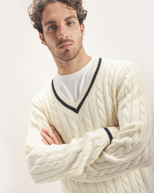 Suéter Ajustado Blanco