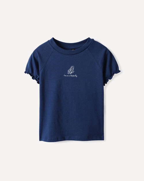 Playera Manga Abullonada