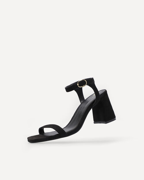 Sandalias Tac&oacute;n Negro
