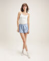 Short Pijama Satín,AZUL CIELO