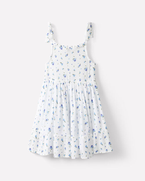 Vestido Blanco Estampado
