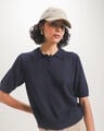 Polo Azul Tejida,AZUL MARINO