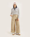 Pantalón Beige Wide Leg,KAKHI