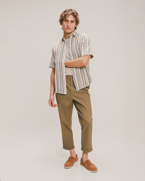 Pantalon Fit Straight Verde