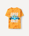 Playera Dise&ntilde;o Garfield,NARANJA MANDARINA
