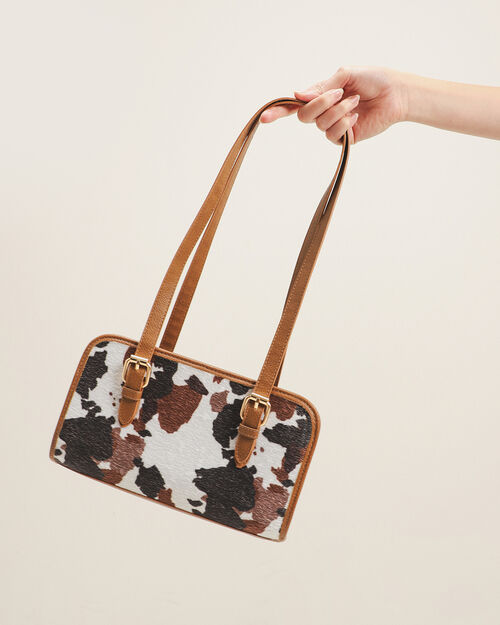 Bolso Baguette Con Diseño