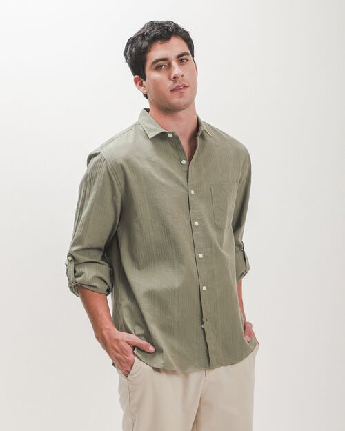 Camisa Textura Verde