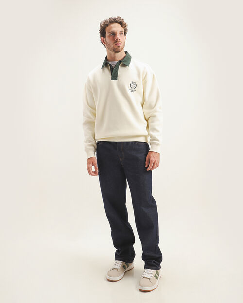 Sudadera Cerrada Beige
