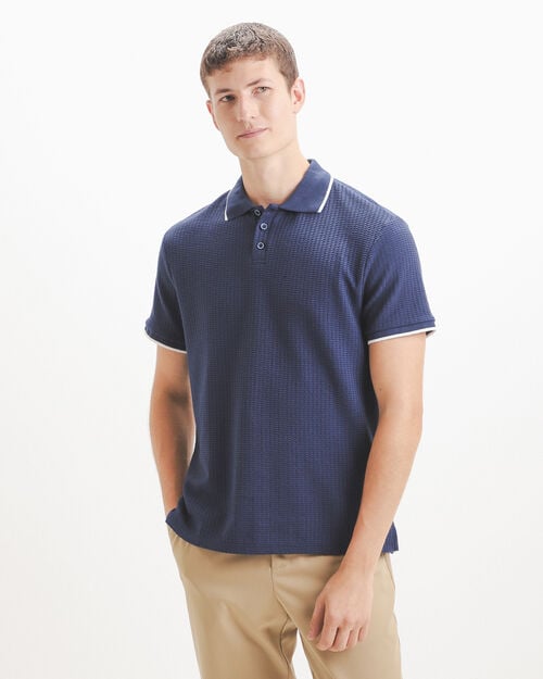 Polo Azul Textura