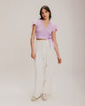 Pantalón Straight Blanco,BLANCO