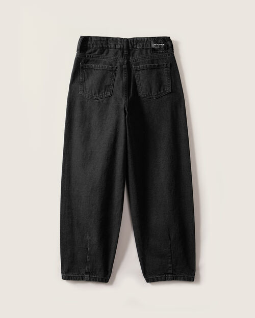 Jeans Fit Barrel Negro