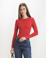 Body Rojo B&aacute;sico,ROJO