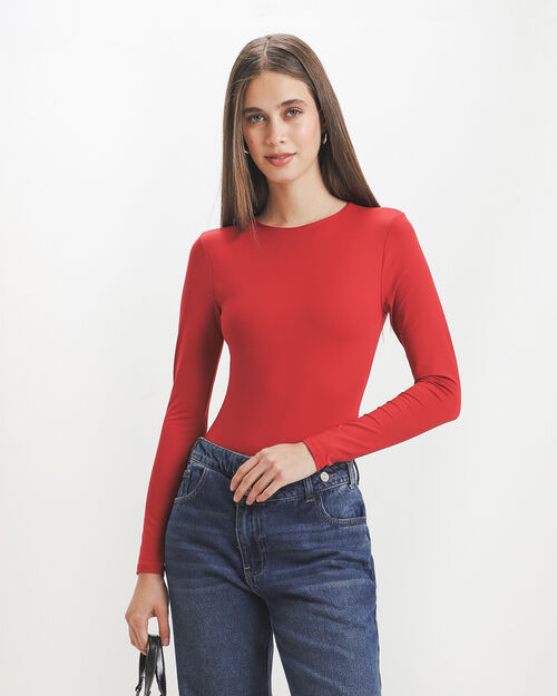 Body Rojo B&aacute;sico
