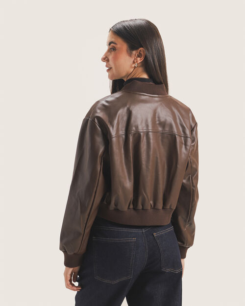 Bomber Cropped Café