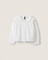 Blusa Blanca Con Botones,BLANCO