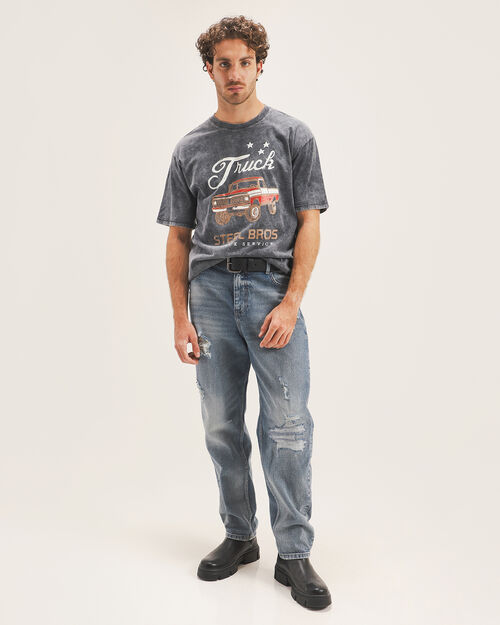 Jeans Fit Loose Destrucciones