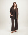 Blazer Solapa Rojo,CHOCOLATE