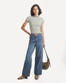 Baggy Fit Jeans Azul,AZUL ACERO