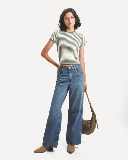 Baggy Fit Jeans Azul
