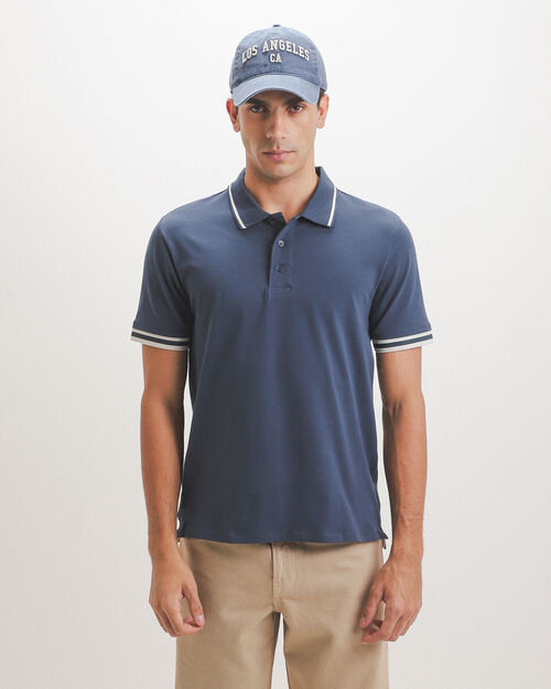 Polo Slim Azul