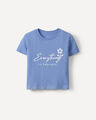 Playera Oversize Texto,AZUL ULTRAMAR