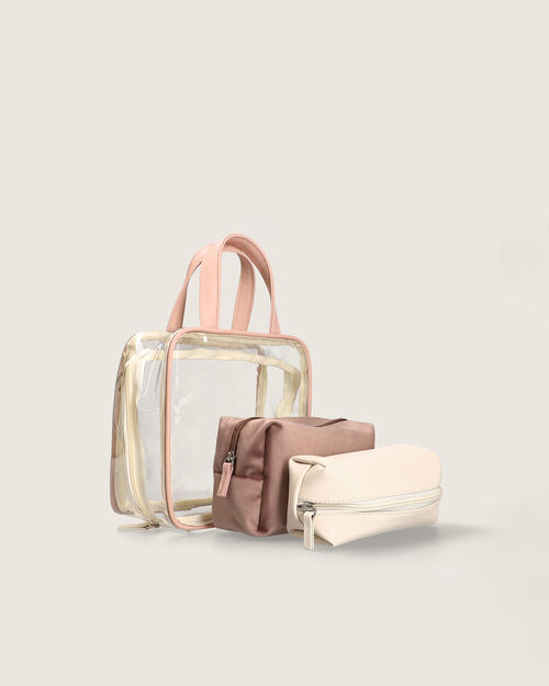 Set Cosmetiquera Beige