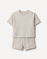 Conjunto Short Y Playera,BEIGE