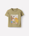 Playera Dise&ntilde;o Dinosaurio,VERDE PASTO