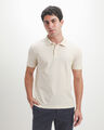 Polo Azul Slim,CAFE CLARO