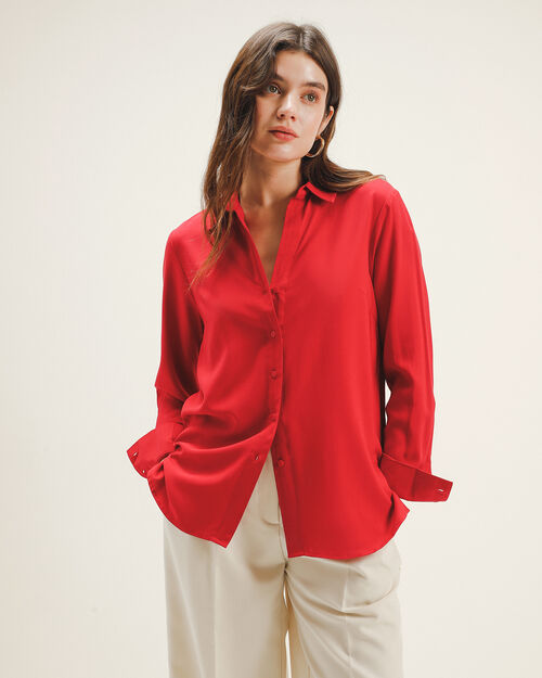 Camisa Roja Fit Regular