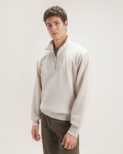 Sudadera Blanca Fit Relaxed