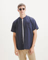 Camisa Mao Beige,AZUL MARINO