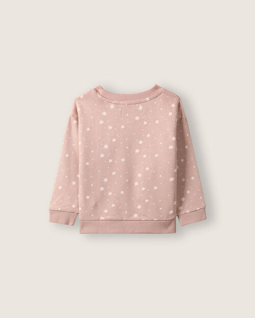 Sudadera Rosa Estampada